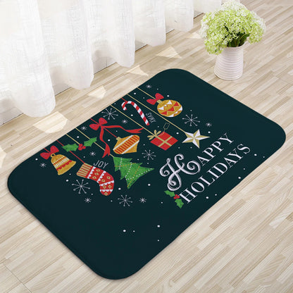 Santa Welcome 2025: Christmas Door Mat for Home Decorations