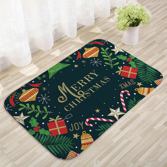 Santa Welcome 2025: Christmas Door Mat for Home Decorations