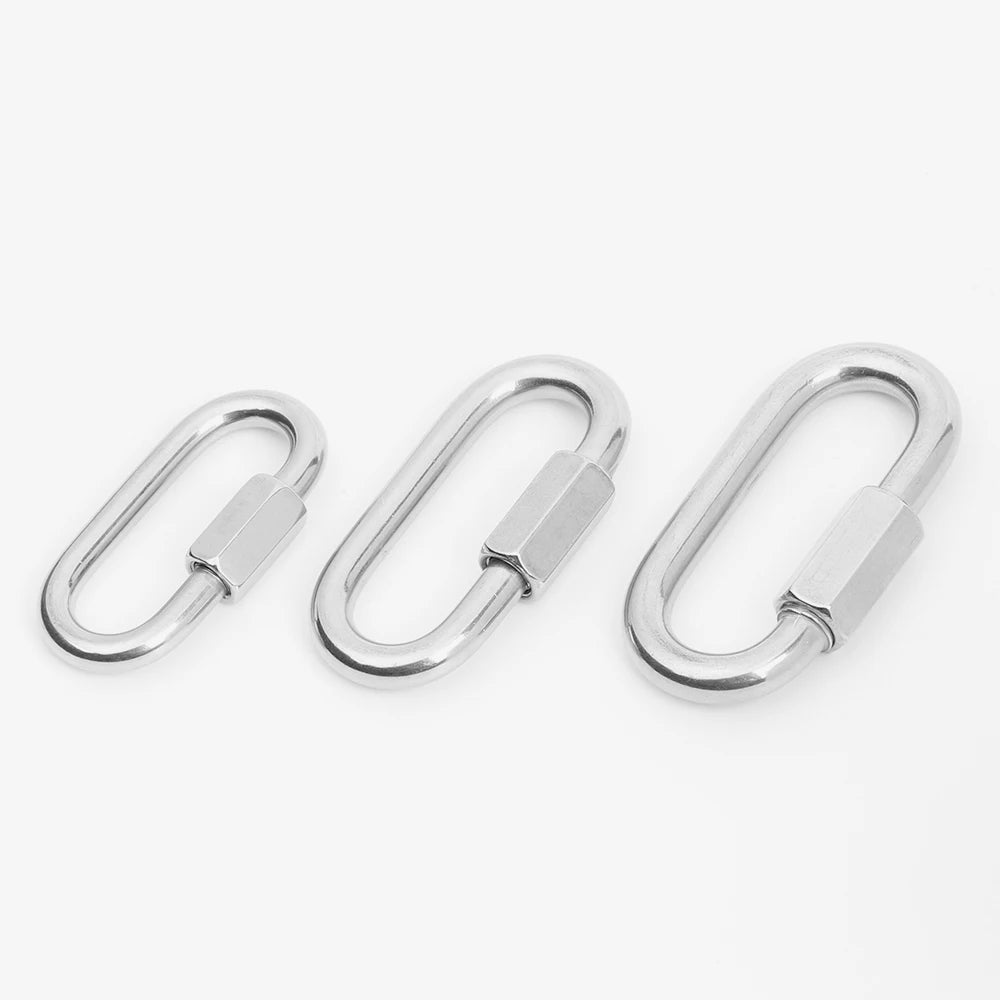 Stainless Steel Carabiner Snap Hook - 1pc