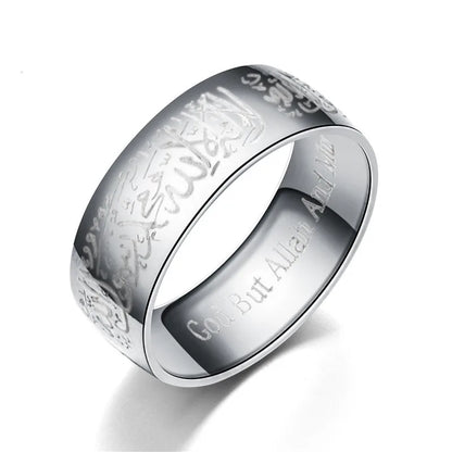 Islam Titanium Steel man rings