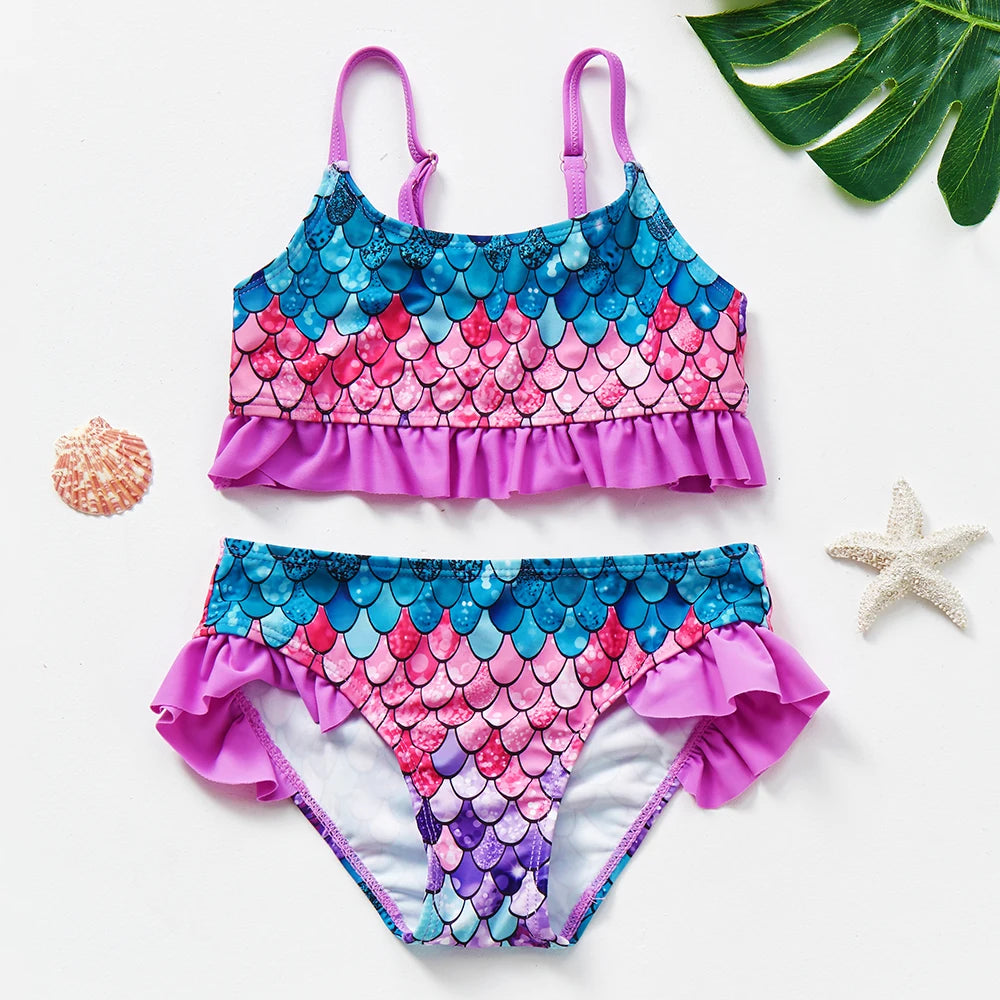 Ocean Twirl: 2-Piece Children’s Swimsuit