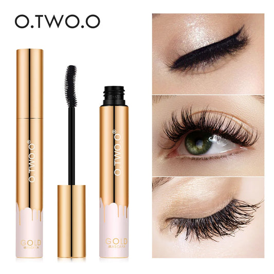 Eye Lashes Brush Beauty Makeup Long-wearing Gold Color Mascara