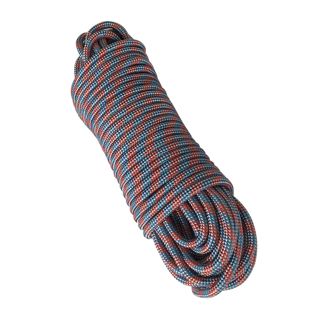 Climbing Rope Outdoor Emergency Rope 10m/20m/30m/50m Wear Resistant 9mm High Strength