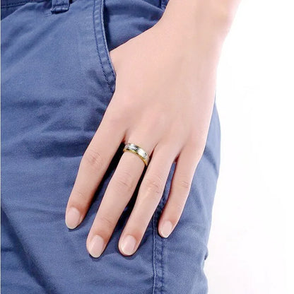 Unisex Men Women Fashion Couple Ring Steel Forever Love ( lovers gift )