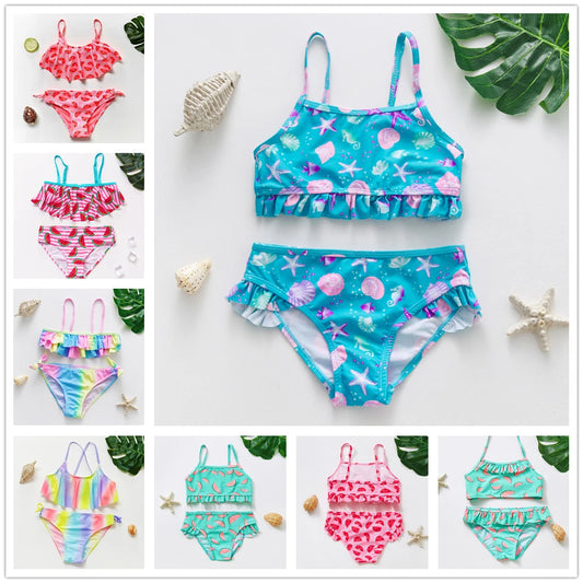 Ocean Twirl: 2-Piece Children’s Swimsuit