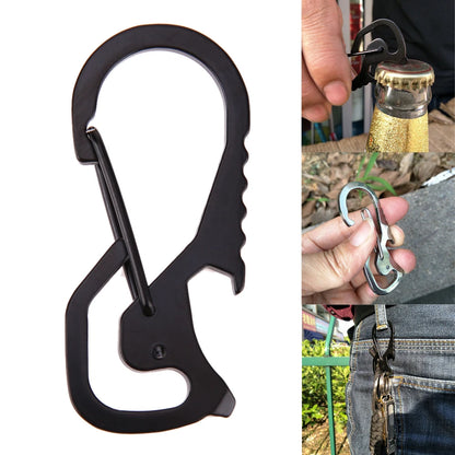 Climbing Carabiner Keychain Hook Outdoor Stainless Steel