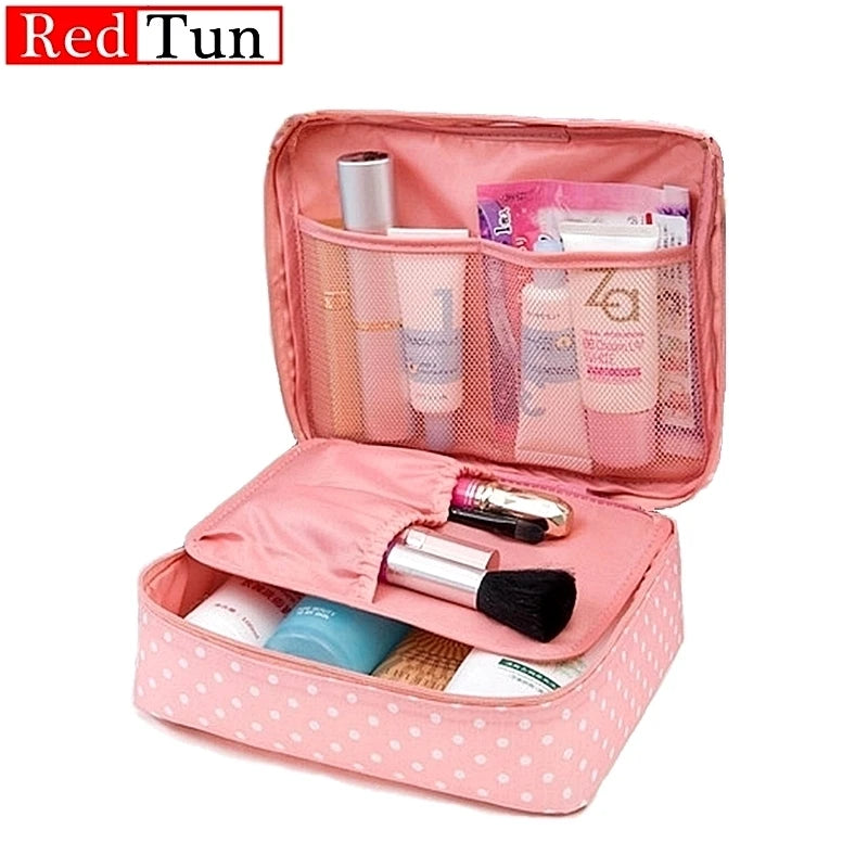 High Capacity Outdoor Girl Makeup Bag Women Cosmetic Bag Toiletries Organizer Waterproof Female Storage