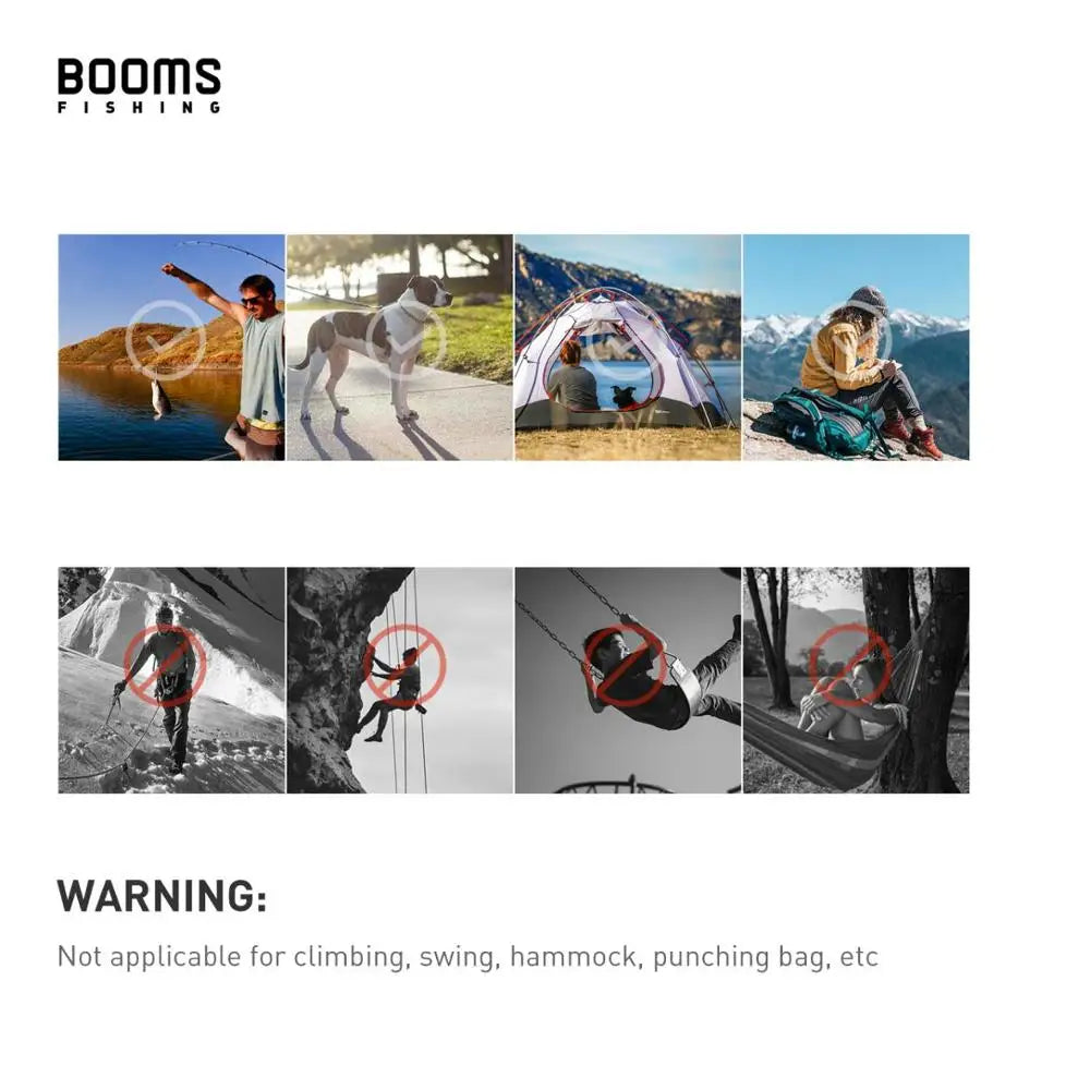 Booms Fishing CC1 Steel Small Carabiner Clips Outdoor Camping  Multi Tool  climbing Accessories 6pcs