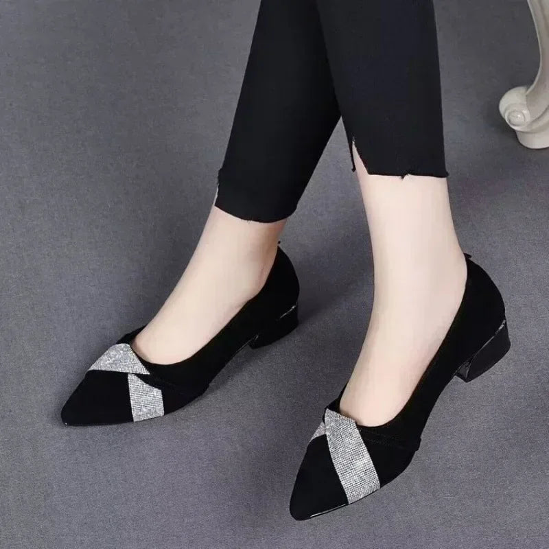 Women Shoes Low Square  Heel