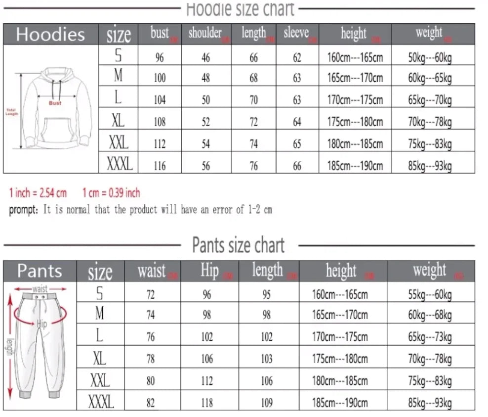 New Autumn Winter Woman Fashion Printing Tracksuit Hoodies+Sweatpants 2-Piece Fashion Causal Jogging sweatshirt Clothes