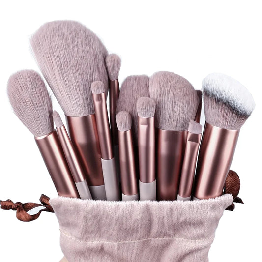 Soft Fluffy Makeup Brushes - 13pcs Set