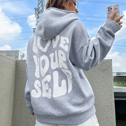 Trendy Bliss: Love Yourself Hoodie