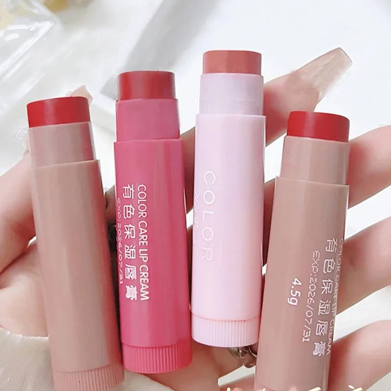 Moisturize Lip Balm Lipstick Hydrate Cute Girl Plump Lip Water Light  Lipstick Cosmetic Beauty 3 Colors