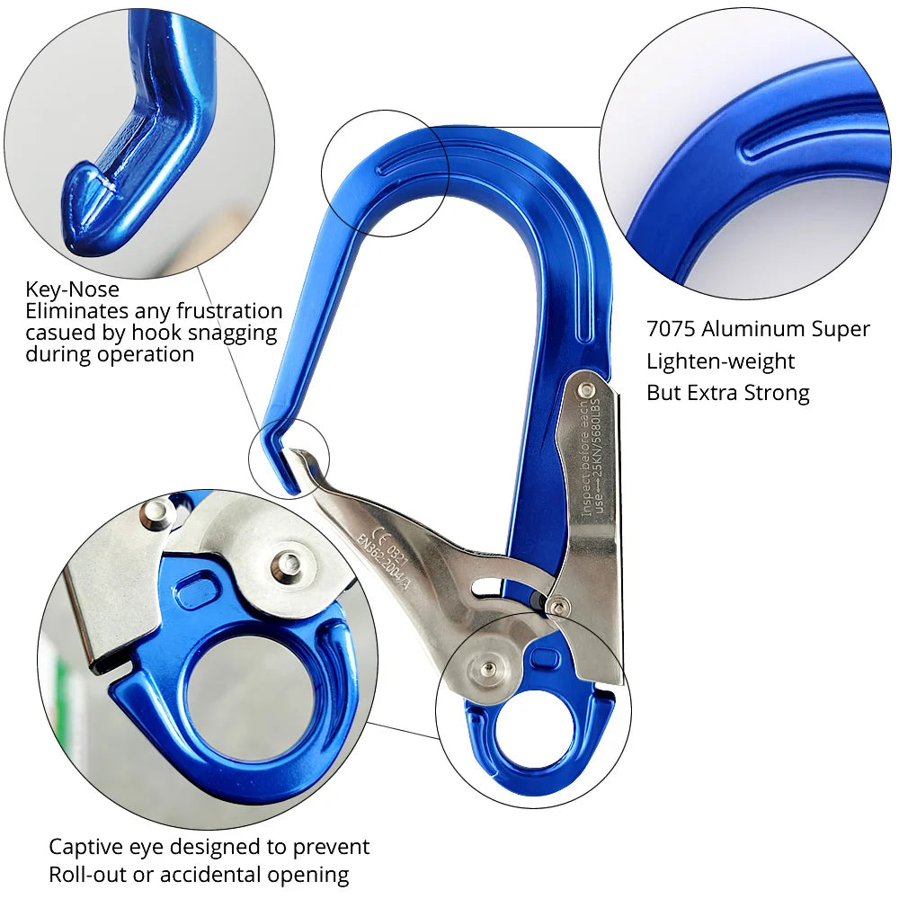 Climb Master: 35KN Carabiner Gear