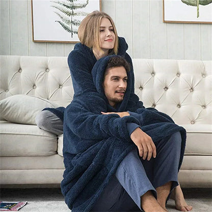 Women's Double-Faced Fleece Hoodie for Winter 2025