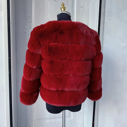 Winter Glam: High Quality Fur Jacket