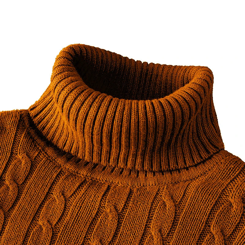 new Men's Casual Rollneck