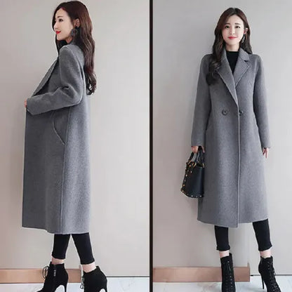 Stylish Medium Wool Coat for Luxe Comfort