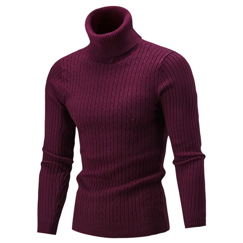 new Men's Casual Rollneck