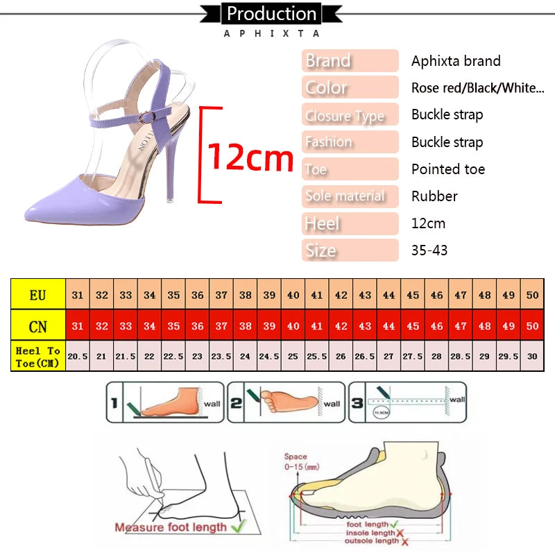 Women  Summer 7cm-12cm Super High-Heeled Sandals