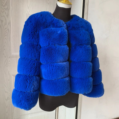 Winter Glam: High Quality Fur Jacket