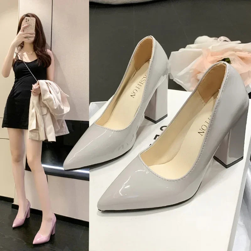 Modern Classics: 2025 Square Heel Pumps