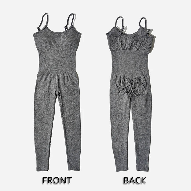 Women's Tracksuit One Piece Fitness Workout Rompers Sportswear Gym & Yoga Set Workout Clothes For Women