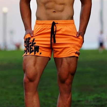 Men Summer Running Sport Bodybuilding Shorts Gym Fitness Training Male Quick Dry