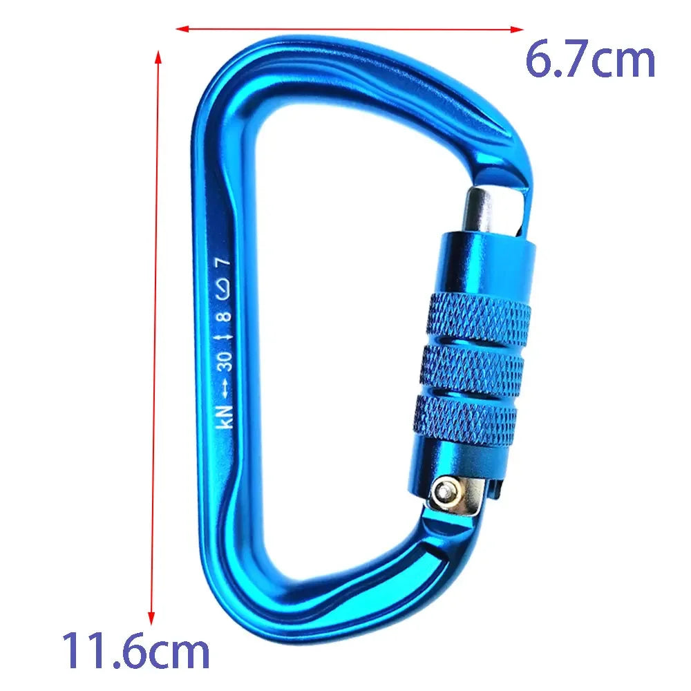 Rock Guard: 30KN Auto Locking Carabiner