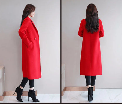 Stylish Medium Wool Coat for Luxe Comfort