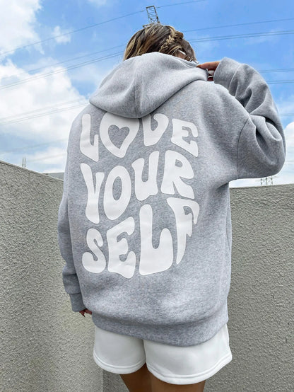 Trendy Bliss: Love Yourself Hoodie