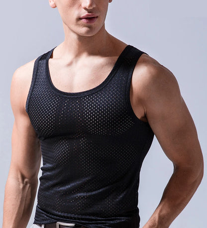 Summer Quick-Drying Thin Breathable Ice Silk Vest