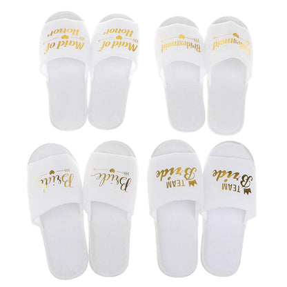 man & women Bride Wedding Slippers