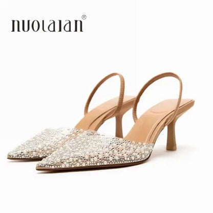 mom Summer Women High Heels Sandals Elegant Shoes 2025