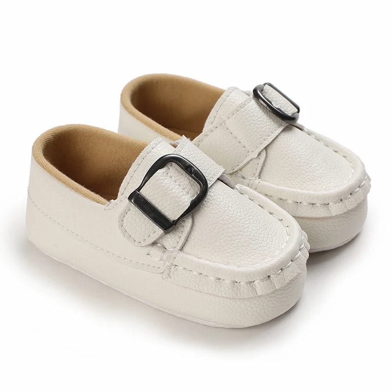 boy and girl Spring Shoe Newborn Walking Shoe White Soft-soled Sneaker 0-18 months (Non-Slipper)