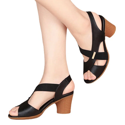 Elegant Grip: Women's High-Heeled Sandals 2025