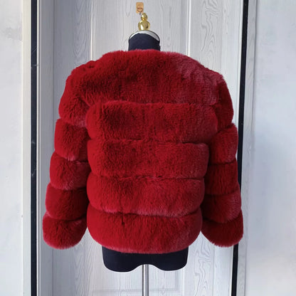 Winter Glam: High Quality Fur Jacket