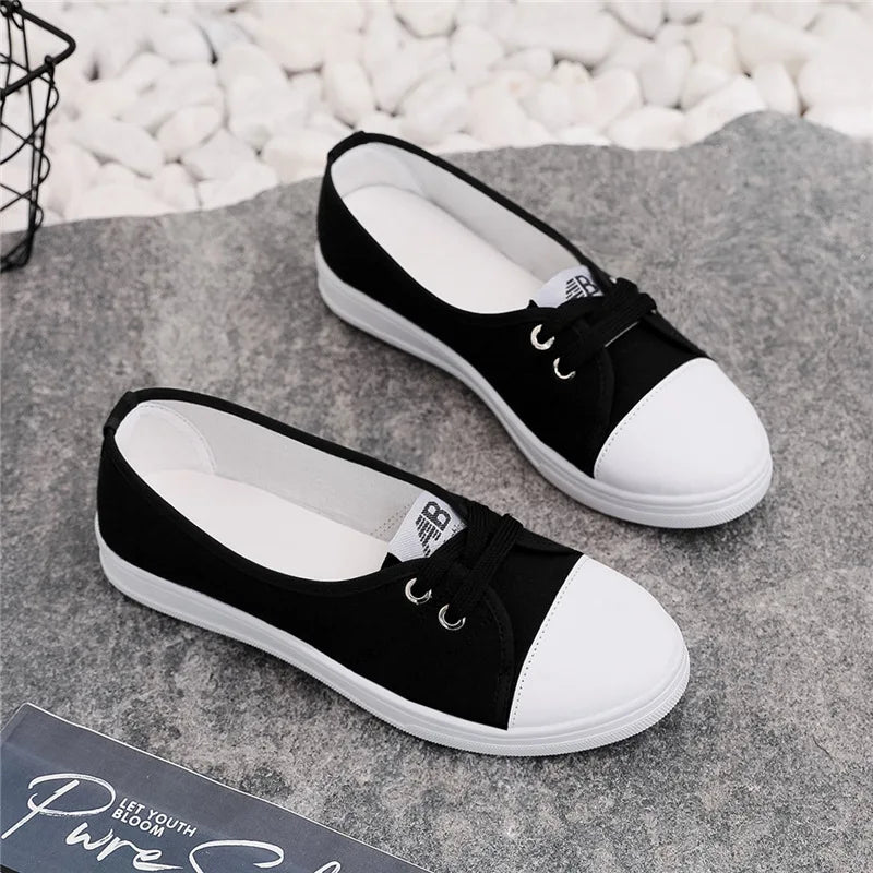 Women Trendy Shoes Canvas Shoes