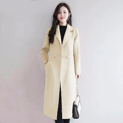 Stylish Medium Wool Coat for Luxe Comfort