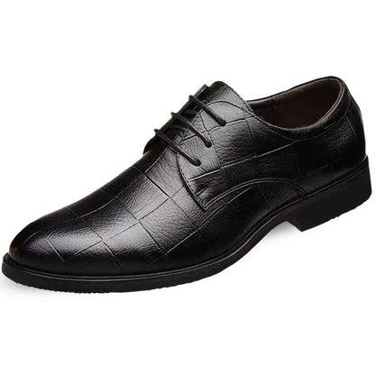 Classic Men's Leather Shoe Autumn Men Business and  Wedding Dress Shoes