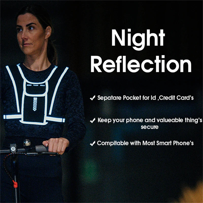 Night Runner: Reflective Backpack & Vest Collection 2025