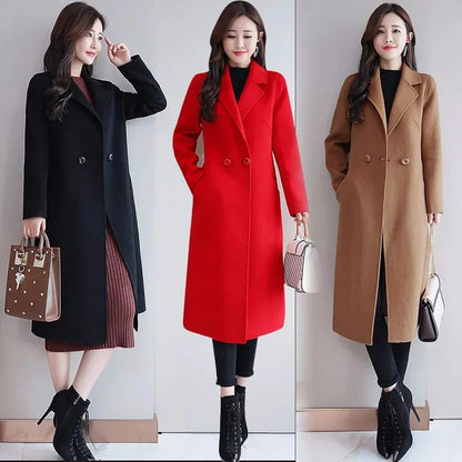 Stylish Medium Wool Coat for Luxe Comfort