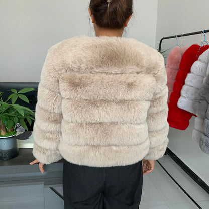 Winter Glam: High Quality Fur Jacket