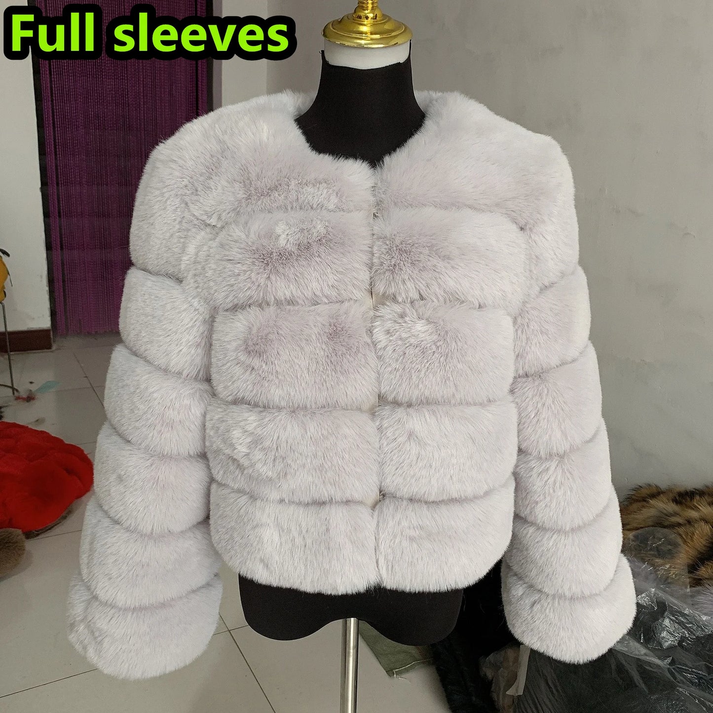 Winter Glam: High Quality Fur Jacket