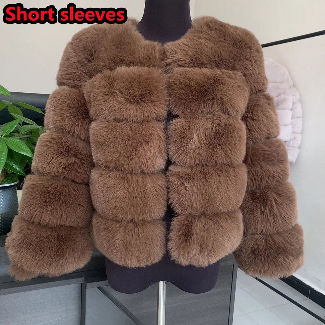 Winter Glam: High Quality Fur Jacket