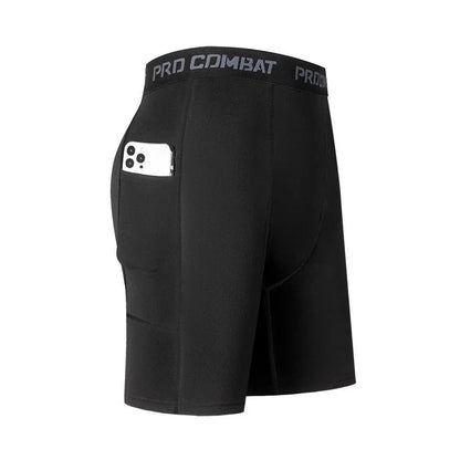 Men's Compression Shorts Men Gym Workout Quick Dry