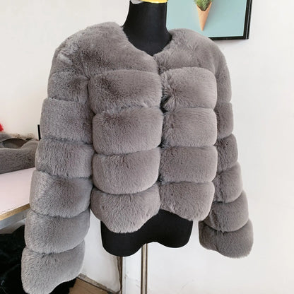 Winter Glam: High Quality Fur Jacket