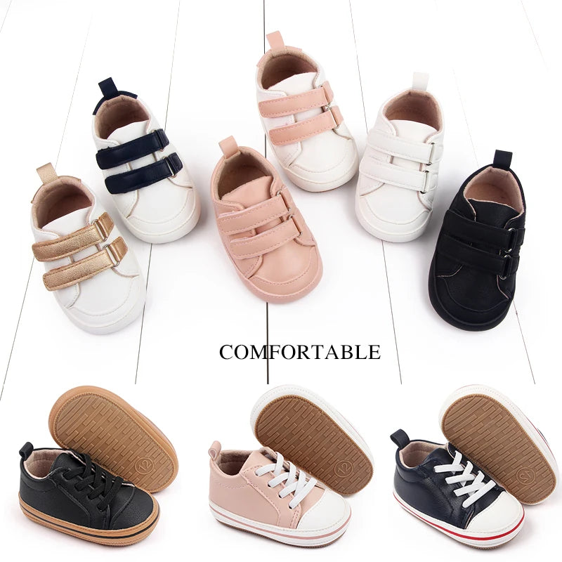 first step Casual Walking Shoes for 0-1.5 Years Boys and Girls shoes Baby Sports Sneakers 2025 ( non -slippery )