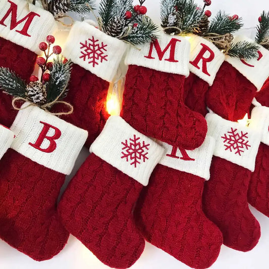 Holiday Letter Socks