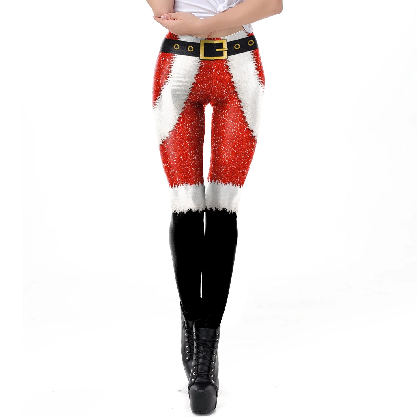 Jingle Flex: Stretchy Christmas Leggings